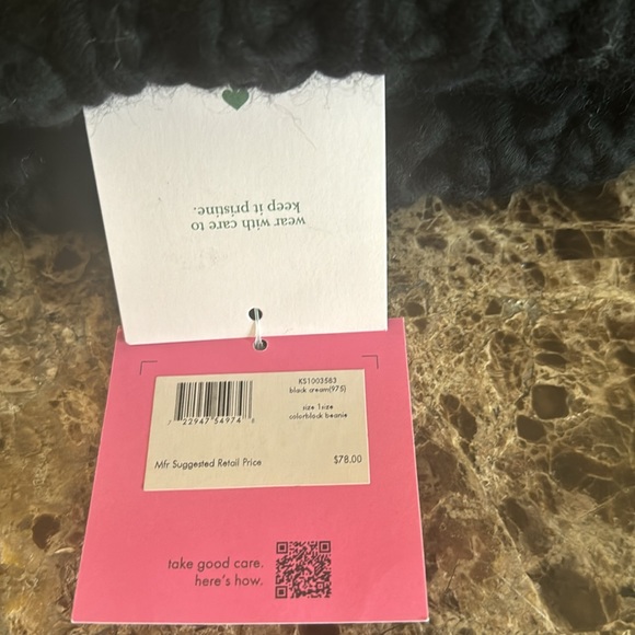 NWT Kate Spade wool hat - Picture 2 of 5
